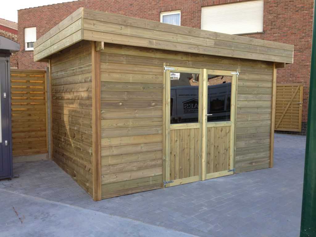 houten tuinschuur